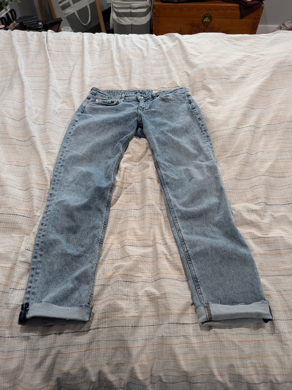 rag & bone Light Blue Boyfriend Jeans